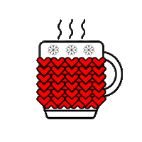 Hot Chocolate Christmas Sticker