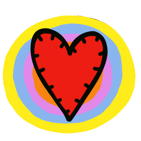 Heart Love Sticker by Jelene