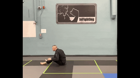 ritchieyip giphygifmaker bjj solo drills 180 rock GIF