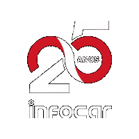 Infocar 25anos infocar Sticker