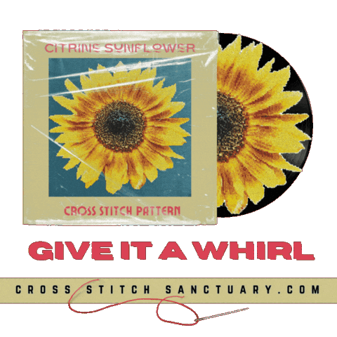 Album Of The Year Vinyl Record Sticker by Cross Stitch Sanctuary