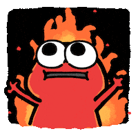 Flames Burn Sticker by Sticker Book iOS GIFs
