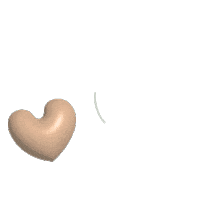 Cmtdesign heart pink peach cmt Sticker