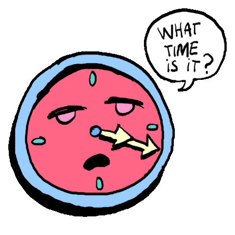 Tired Alarm Clock Sticker by GIPHY Studios 2021