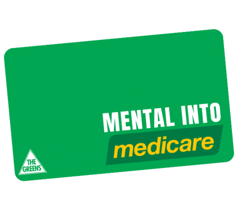Mental Health Vote Sticker by Australian Greens