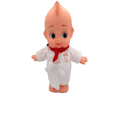 kewpieusa giphygifmaker cute baby yum Sticker