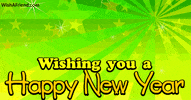 New Year Greetings GIF by wishafriend