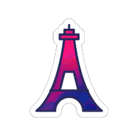 france paris Sticker