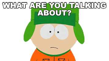What Are You Talking About Kyle Broflovski Sticker by South Park