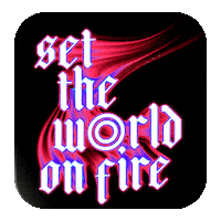 Settheworldonfire Sticker by SVEN