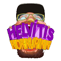 Helvitis helvitis helvítis helvítis kokkurinn Sticker