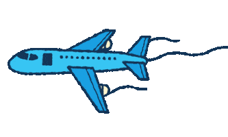 Plane Flying Sticker by Traveloka