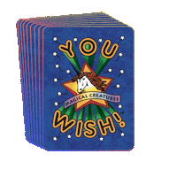 Unicorn Deck Of Cards Sticker by YOU WISH!