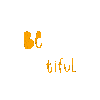 Lettering Be You Sticker