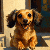 Happy Dog GIF by Maryanne Chisholm - MCArtist