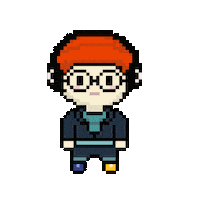 Pixel Dancing Sticker