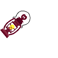 BombesCreatives light balance lamp lantern Sticker