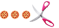 Scherenmanufaktur-PAUL food pizza cut italian Sticker