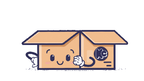 Box Sticker by kyliescuppa
