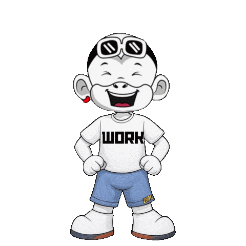 Work Focus Sticker by Zhot