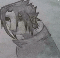 Sasuke Uchiha Bad Drawing GIF