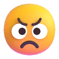 Sad 3D Sticker