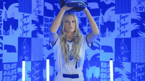 Creighton Bluejays Softball GIF by Creighton University Athletics