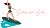 Summer Swimming Sticker by Beauty by Earth