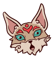 TorbellinoGames kitsune zorro yako zenko Sticker