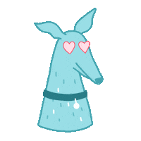kailaelders love heart doggo crush Sticker