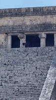 Tourist 'Whacked With Stick' After Climbing Mexican Pyramid