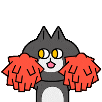 Cheer Up Fighting Sticker by 궁디팡팡 캣페스타