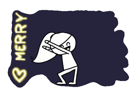 Happy Merry Christmas Sticker by Minka Comics