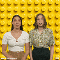 LEGOMastersAU wow summer surprise shock GIF