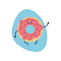 Batchduk donut doughnut happy donut batchd Sticker