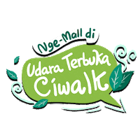 ciwalk nature shopping mall bandung Sticker