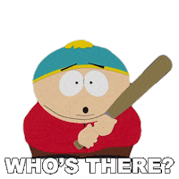 Who Is There Eric Cartman Sticker by South Park