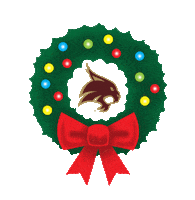 San Marcos Christmas Sticker by Texas State University