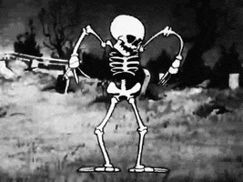 dance skeleton GIF
