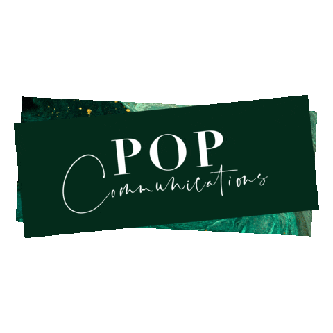 Logo Pr Agency Sticker by Pop Communications