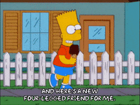 happy bart simpson GIF