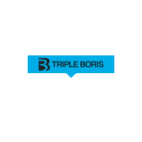 TripleBoris game heart pixel blue Sticker