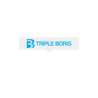 TripleBoris game heart pixel blue Sticker