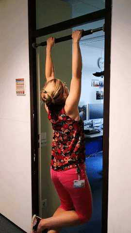BinaBianca giphyupload strong muscles pull up GIF