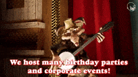 We Host Many Birthday Parties And Corporate Events