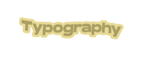kitanara design typography studio branding Sticker