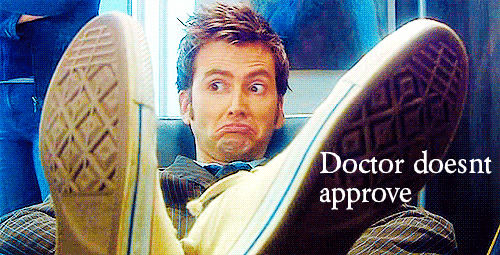 doesnt approve doctor who GIF