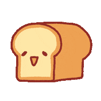 Bread Eating Sticker