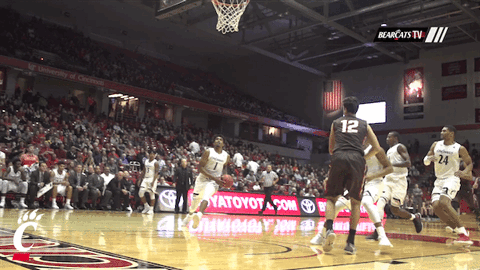 slam dunk GIF by University of Cincinnati Athletics