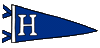Loop Pennant Sticker by Hamilton College